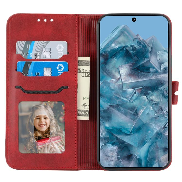 For Google Pixel 10 Pro XL Embossed Happy Cat Pattern Flip Leather Phone Case