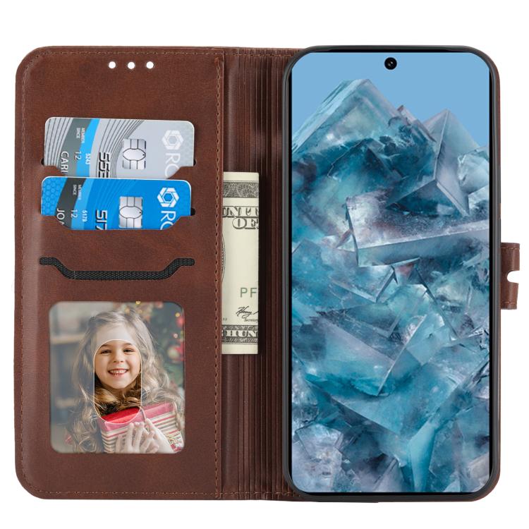 For Google Pixel 10 Pro XL Embossed Happy Cat Pattern Flip Leather Phone Case
