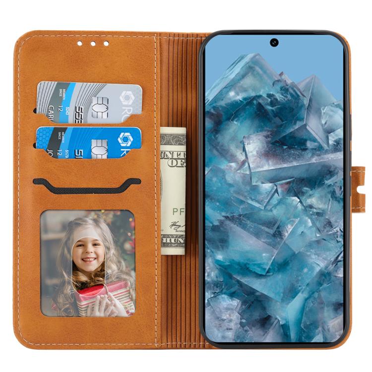 For Google Pixel 10 Pro XL Embossed Happy Cat Pattern Flip Leather Phone Case