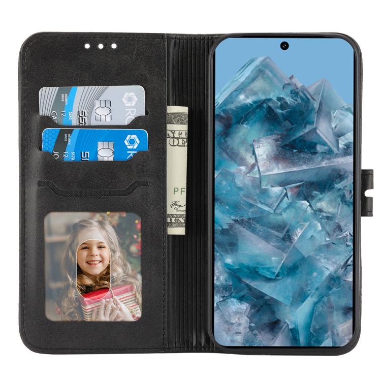 For Google Pixel 10 Pro XL Embossed Happy Cat Pattern Flip Leather Phone Case