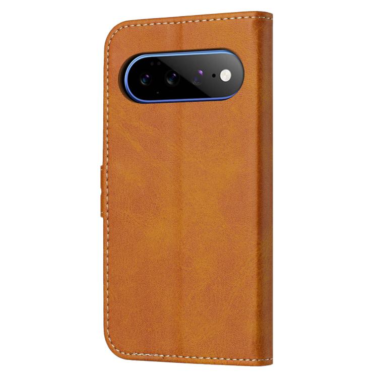 For Google Pixel 11 Pro XL Embossed Happy Cat Pattern Flip Leather Phone Case