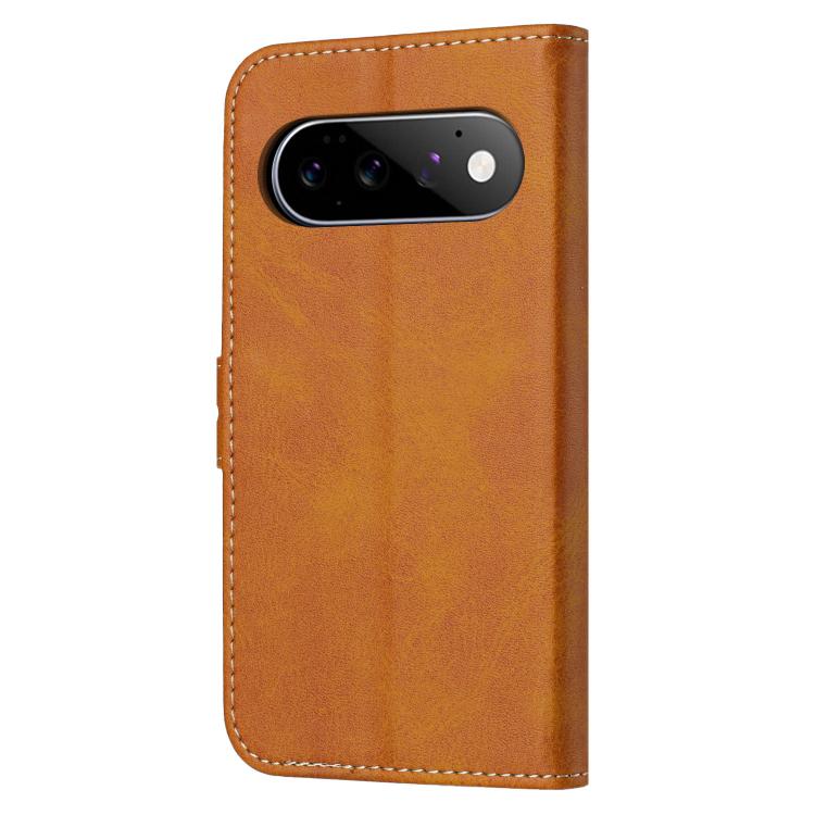 For Google Pixel 11 / 11 Pro Embossed Happy Cat Pattern Flip Leather Phone Case
