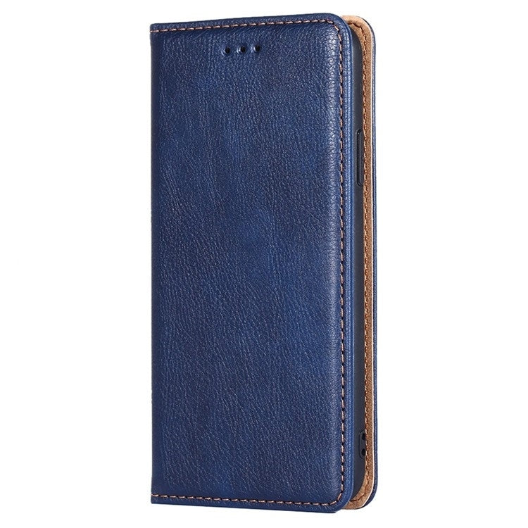 For OPPO Reno12 5G Global Gloss Oil Solid Color Magnetic Leather Phone Case