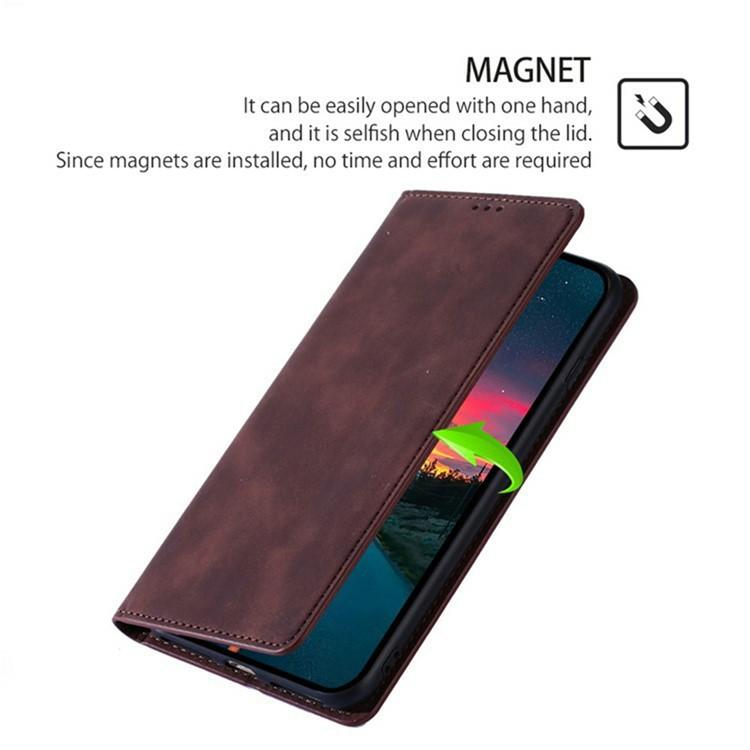 For Realme C71 4G Skin Feel Magnetic Leather Phone Case