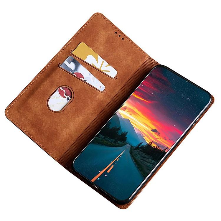 For Tecno Pova 7 5G Skin Feel Magnetic Leather Phone Case