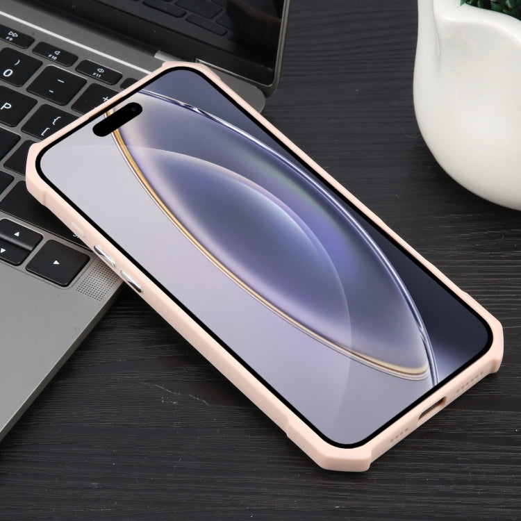 For iPhone 16 Pro Max Colorful Two-Color Lens Film MagSafe Magnetic Horn Acrylic+TPU Case