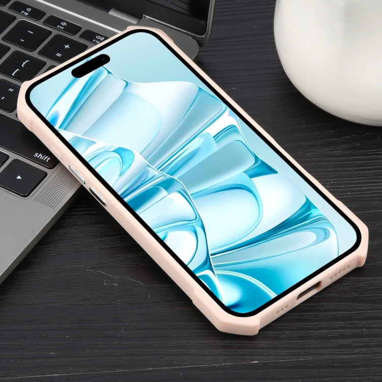 For iPhone 16 Colorful Two-Color Lens Film MagSafe Magnetic Horn Acrylic+TPU Case