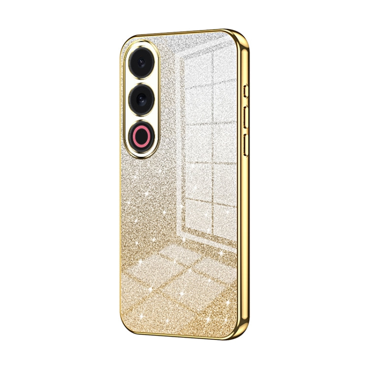 For Meizu 21 Note Gradient Glitter Powder Electroplated Phone Case