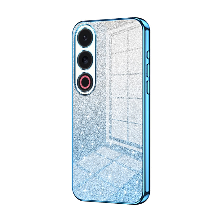 For Meizu 21 Note Gradient Glitter Powder Electroplated Phone Case