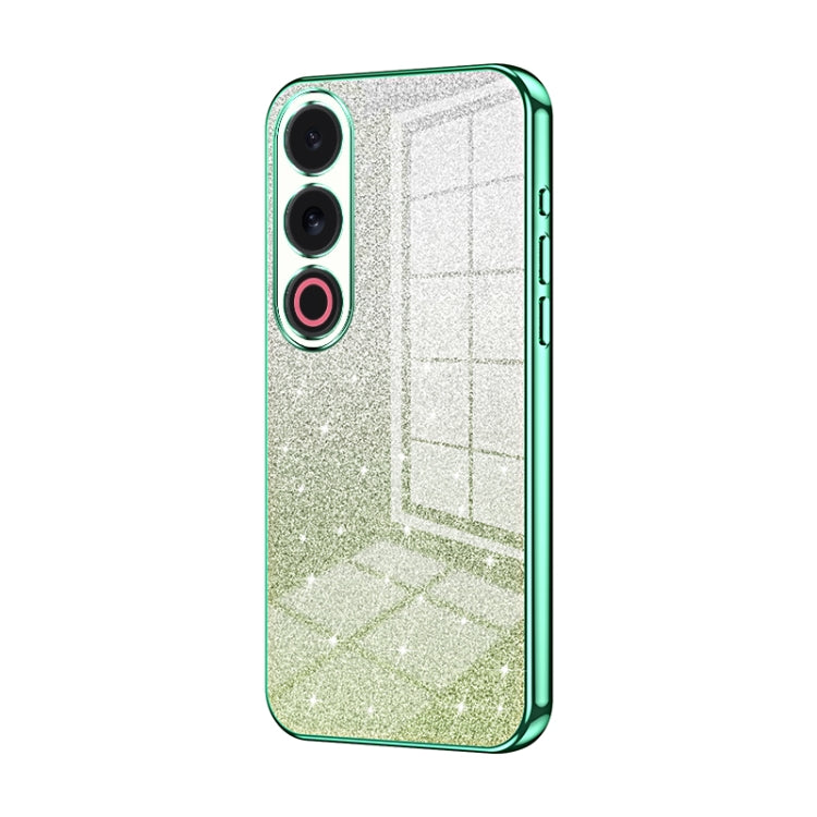 For Meizu 21 Note Gradient Glitter Powder Electroplated Phone Case