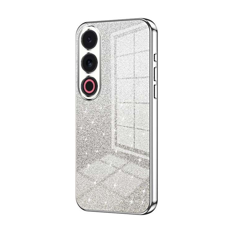 For Meizu 21 Note Gradient Glitter Powder Electroplated Phone Case