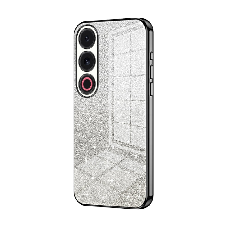 For Meizu 21 Note Gradient Glitter Powder Electroplated Phone Case