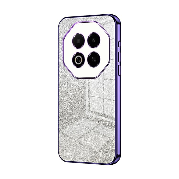 For Meizu Note 16 Gradient Glitter Powder Electroplated Phone Case