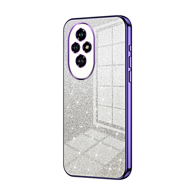 For Honor 200 Gradient Glitter Powder Electroplated Phone Case
