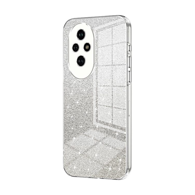 For Honor 200 Gradient Glitter Powder Electroplated Phone Case