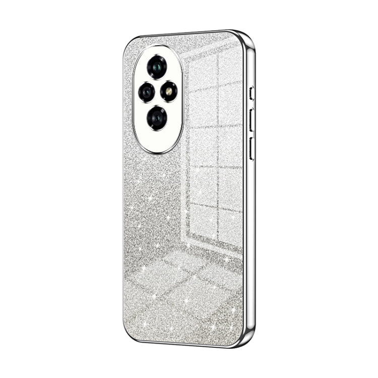 For Honor 200 Gradient Glitter Powder Electroplated Phone Case