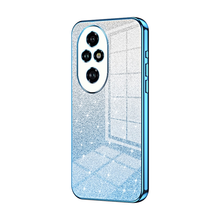 For Honor 200 Pro Gradient Glitter Powder Electroplated Phone Case