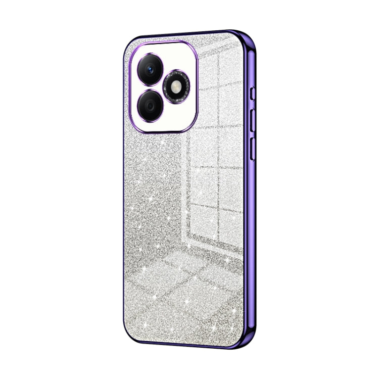 For Honor X60i Gradient Glitter Powder Electroplated Phone Case