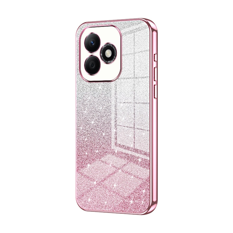 For Honor X60i Gradient Glitter Powder Electroplated Phone Case