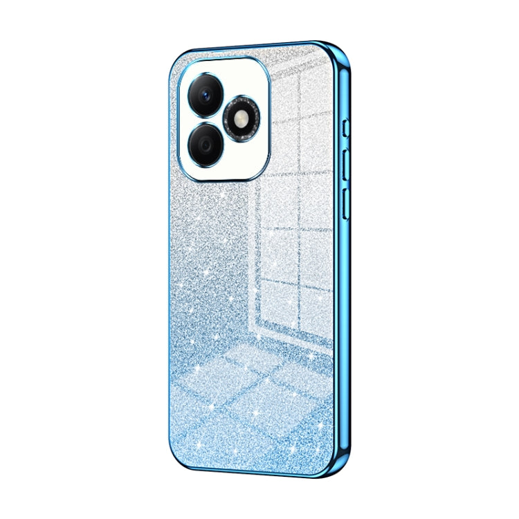 For Honor X60i Gradient Glitter Powder Electroplated Phone Case
