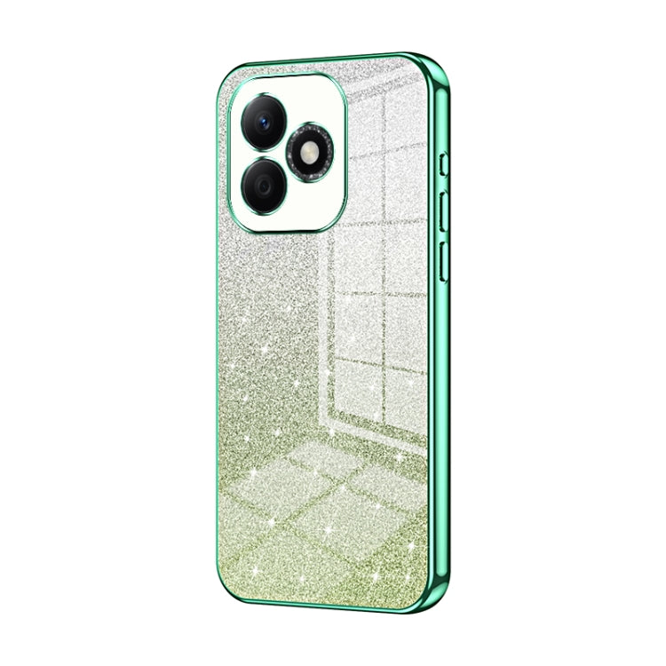 For Honor X60i Gradient Glitter Powder Electroplated Phone Case