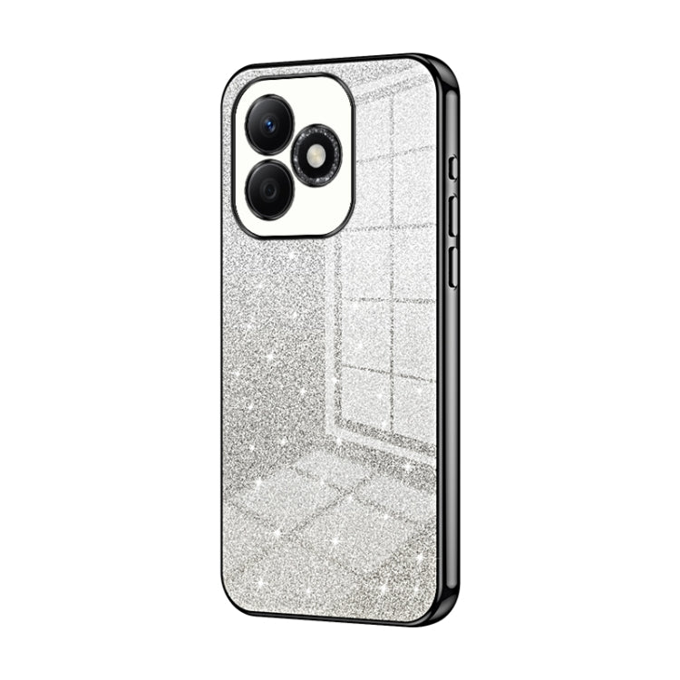 For Honor X60i Gradient Glitter Powder Electroplated Phone Case