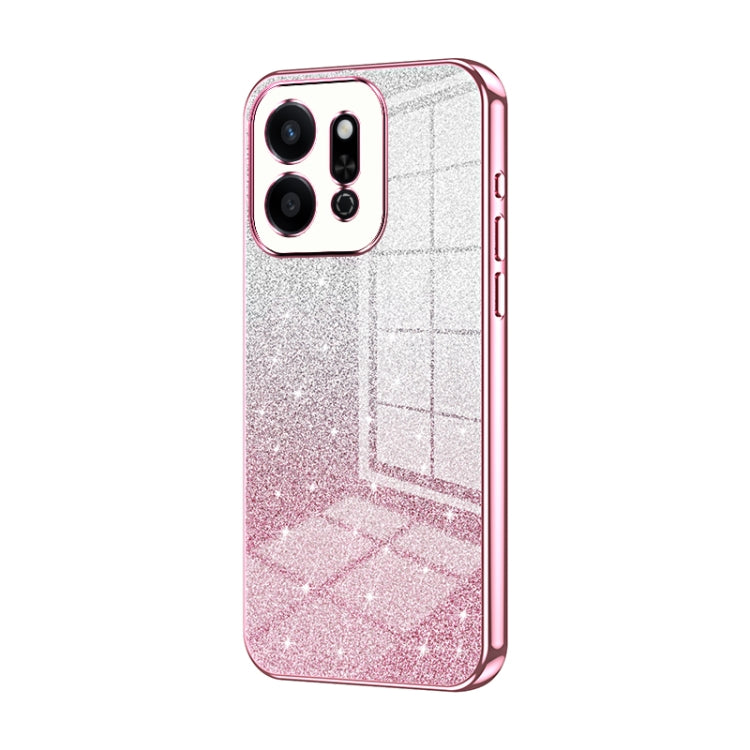 For Honor Play 9T 5G Gradient Glitter Powder Electroplated Phone Case