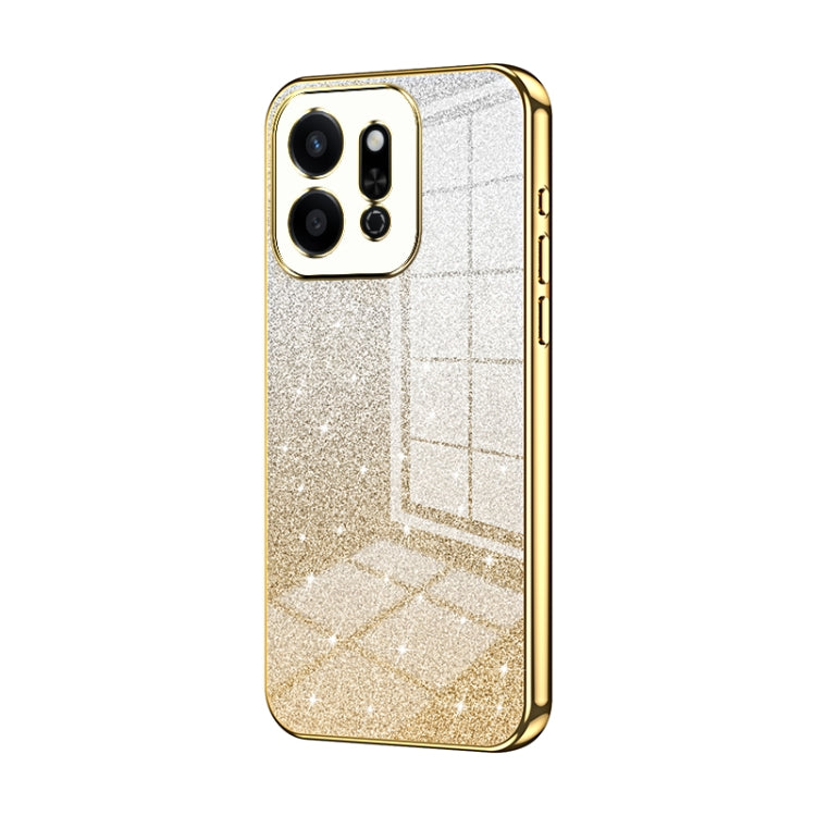 For Honor Play 9T 5G Gradient Glitter Powder Electroplated Phone Case