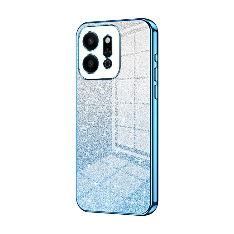 For Honor Play 9T 5G Gradient Glitter Powder Electroplated Phone Case