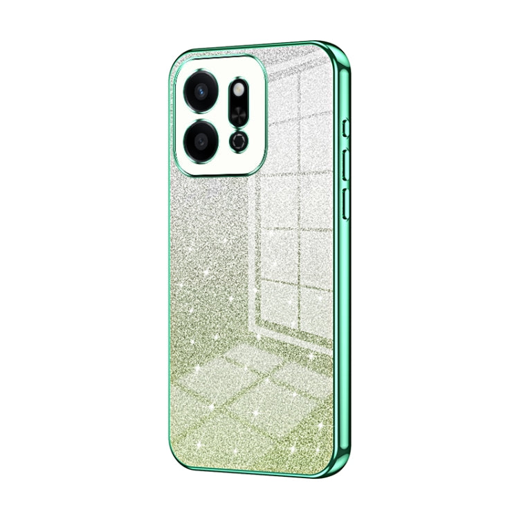 For Honor Play 9T 5G Gradient Glitter Powder Electroplated Phone Case