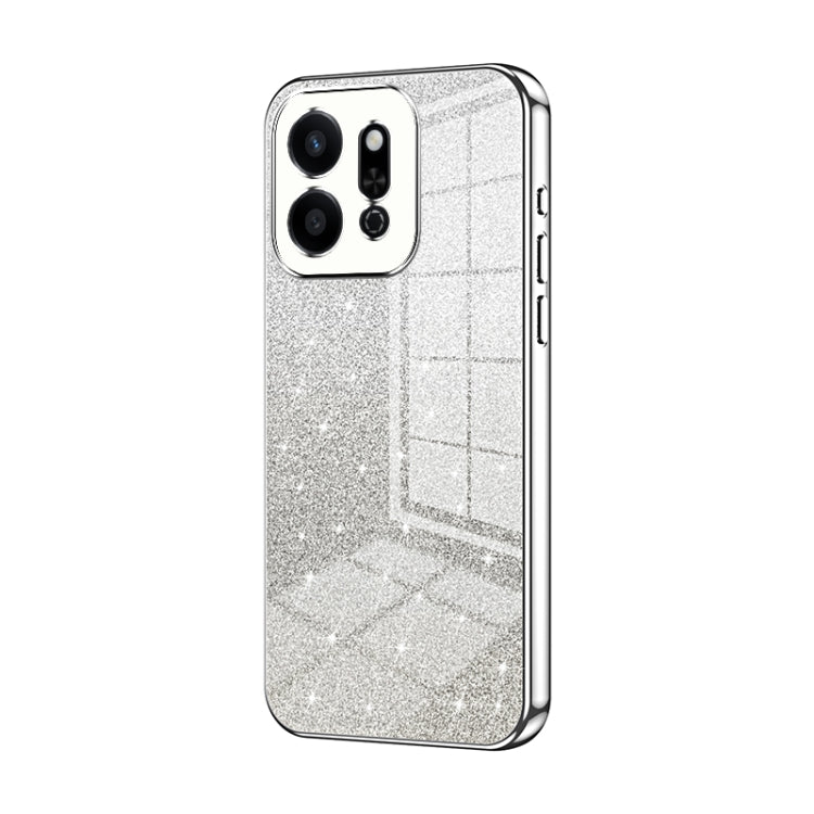For Honor Play 9T 5G Gradient Glitter Powder Electroplated Phone Case