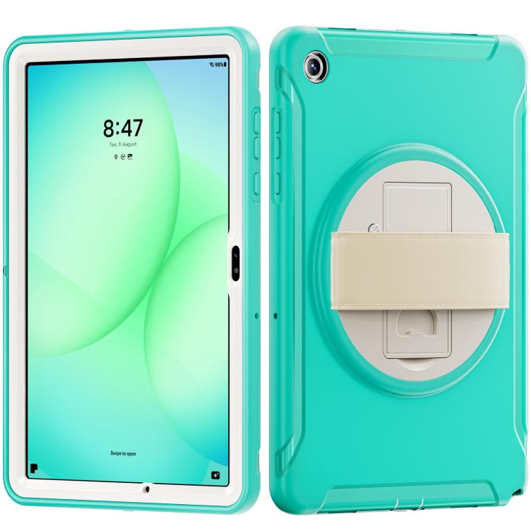 For Samsung Galaxy Tab A11+ Spider Wheel Silicone Hybrid PC Tablet Case