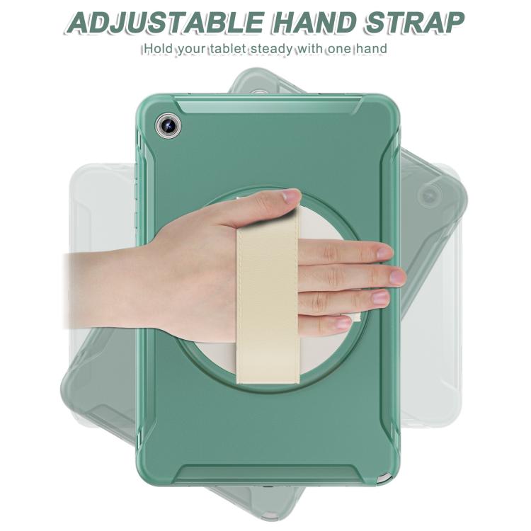 For Samsung Galaxy Tab A11+ Spider Wheel Silicone Hybrid PC Tablet Case