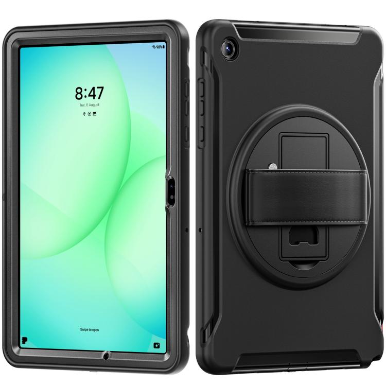 For Samsung Galaxy Tab A11+ Spider Wheel Silicone Hybrid PC Tablet Case