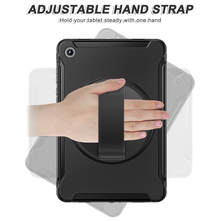 For Samsung Galaxy Tab A11+ Spider Wheel Silicone Hybrid PC Tablet Case
