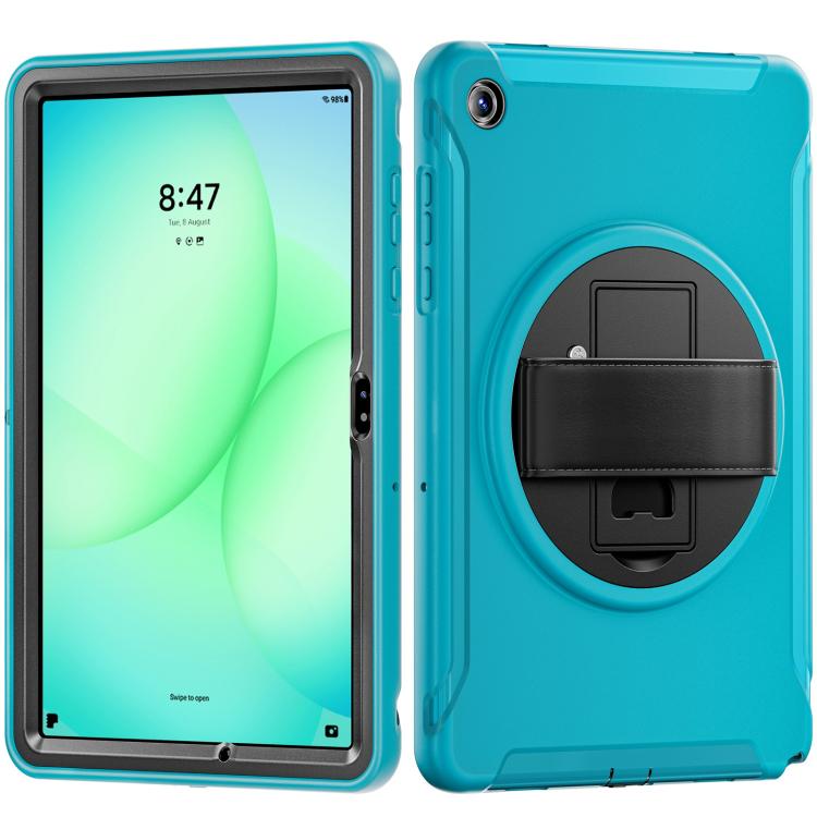 For Samsung Galaxy Tab A11+ Spider Wheel Silicone Hybrid PC Tablet Case
