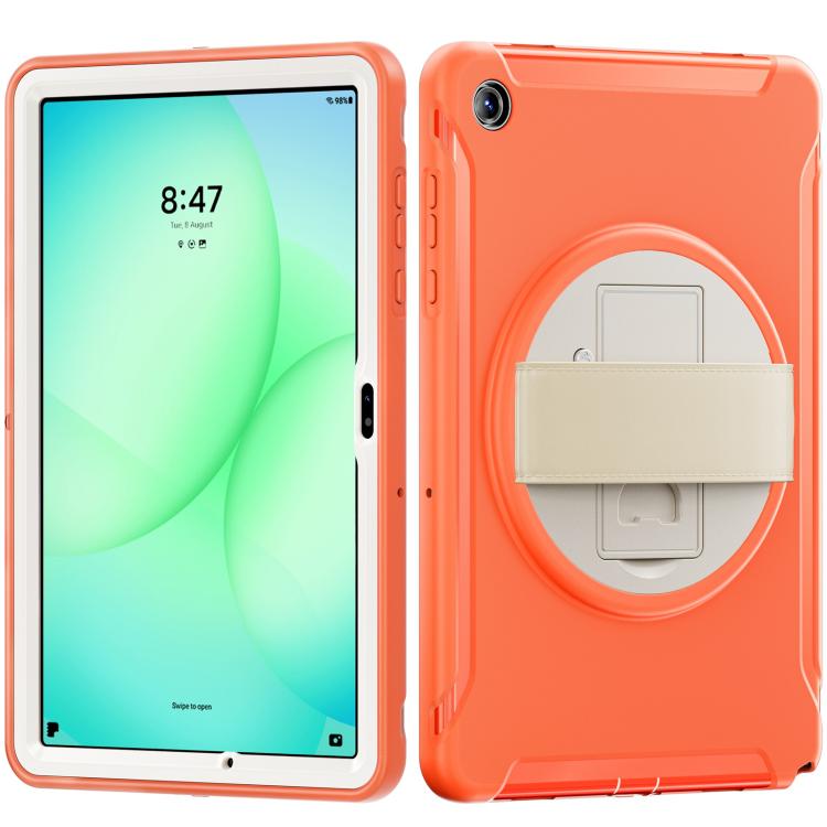 For Samsung Galaxy Tab A11+ Spider Wheel Silicone Hybrid PC Tablet Case
