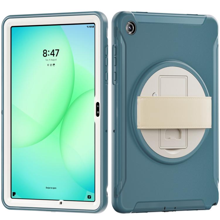 For Samsung Galaxy Tab A11+ Spider Wheel Silicone Hybrid PC Tablet Case