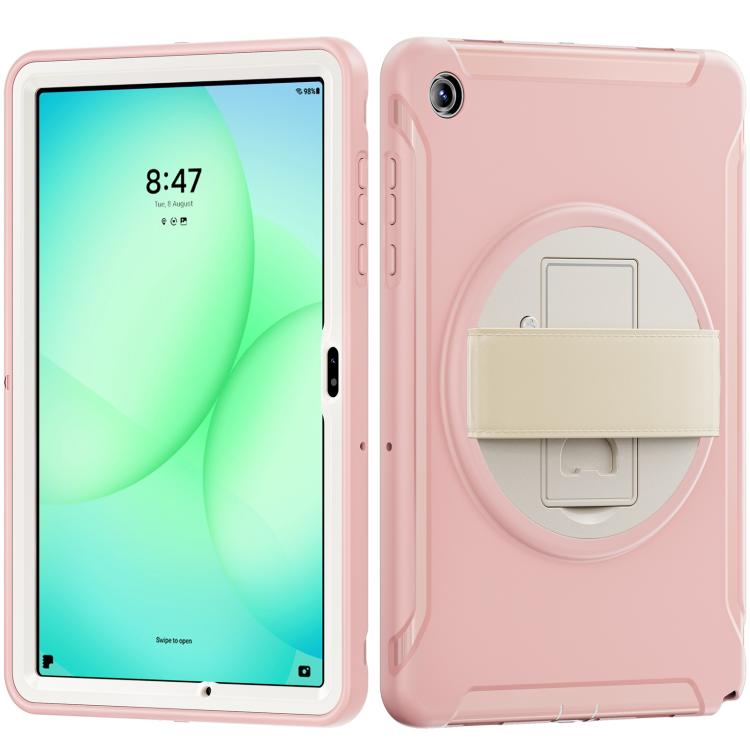 For Samsung Galaxy Tab A11+ Spider Wheel Silicone Hybrid PC Tablet Case