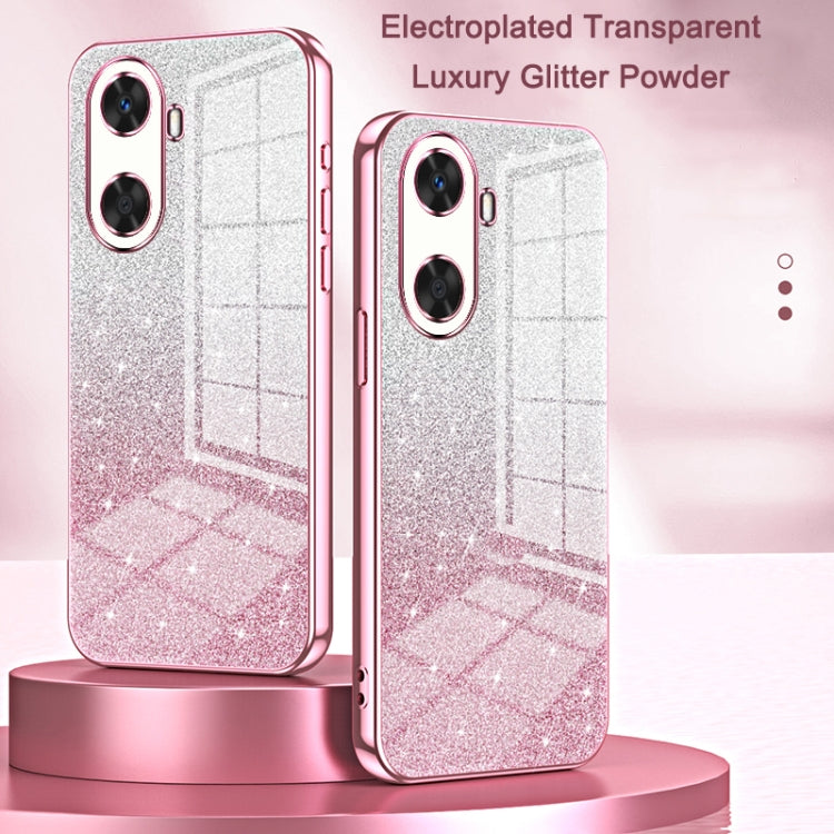 For Huawei Maimang 30 Gradient Glitter Powder Electroplated Phone Case