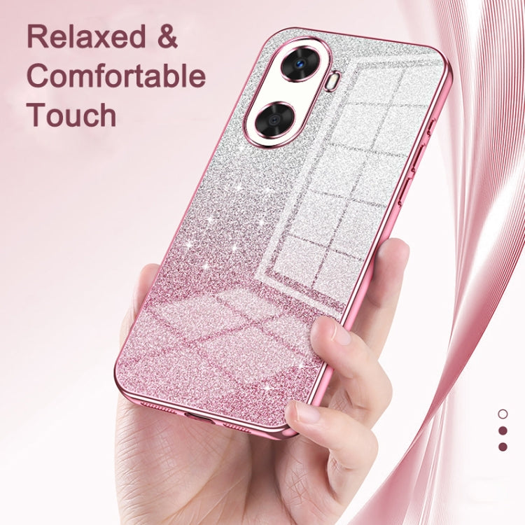 For Huawei Maimang 30 Gradient Glitter Powder Electroplated Phone Case