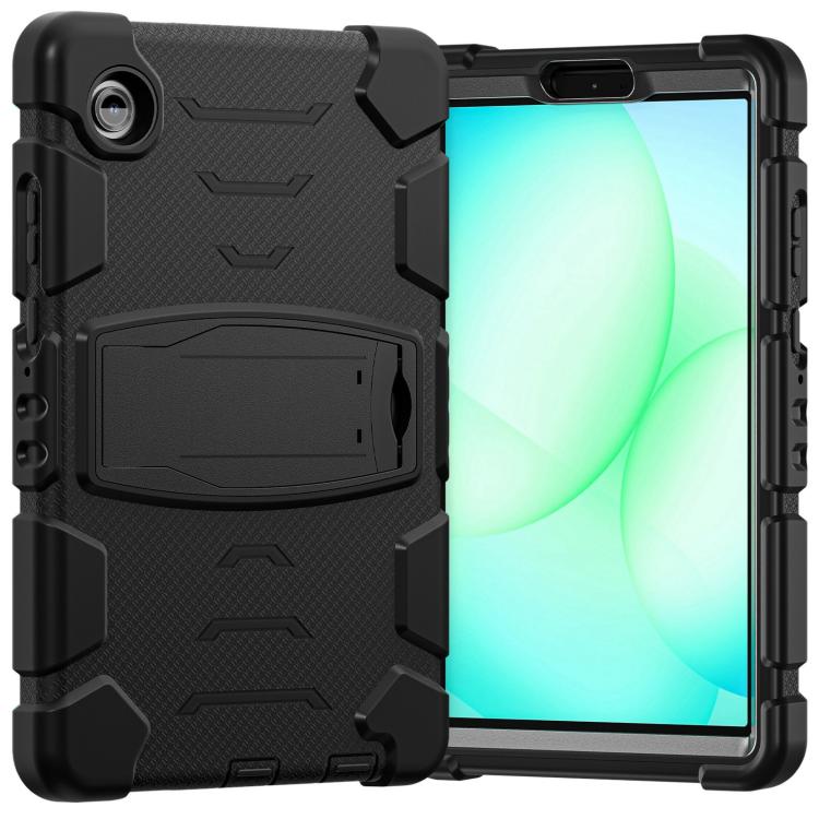 For Samsung Galaxy Tab A11 PC Hybrid Silicone Tablet Case with Holder