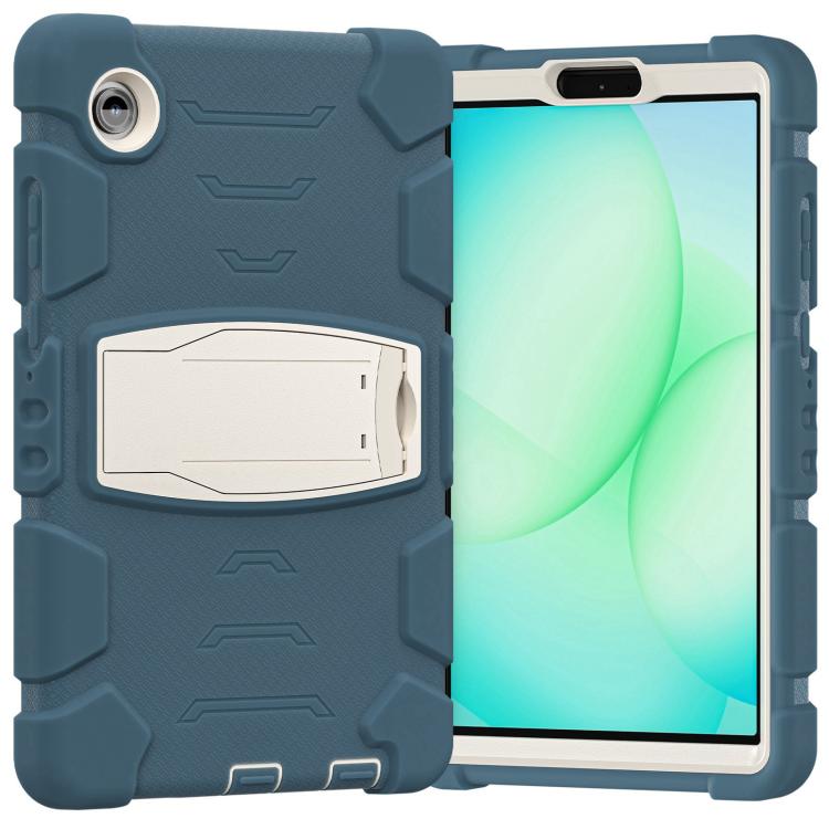 For Samsung Galaxy Tab A11 PC Hybrid Silicone Tablet Case with Holder
