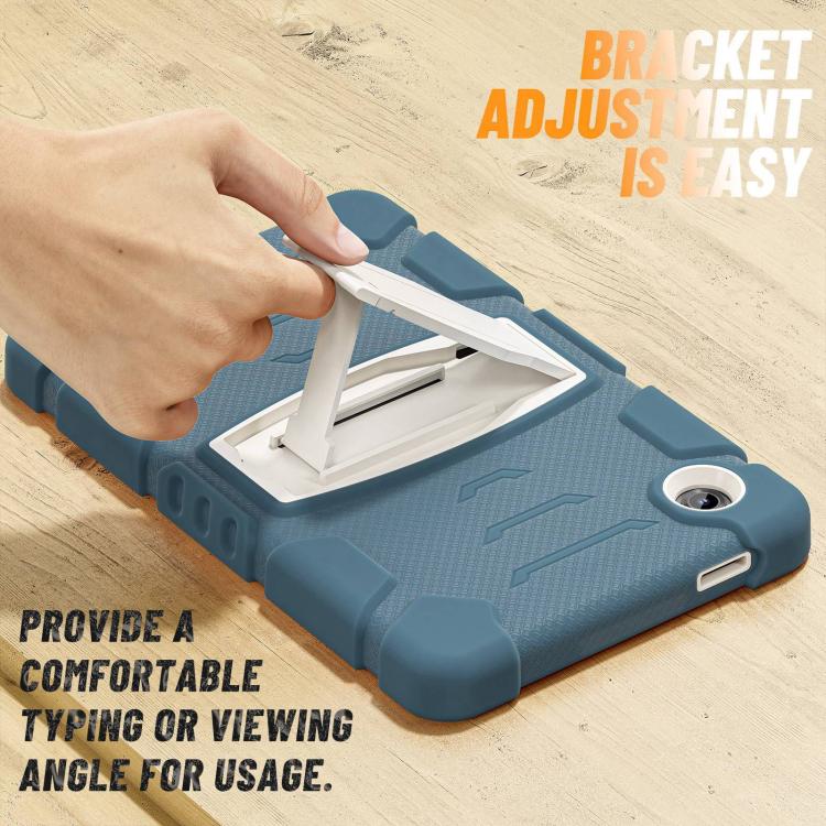 For Samsung Galaxy Tab A11 PC Hybrid Silicone Tablet Case with Holder