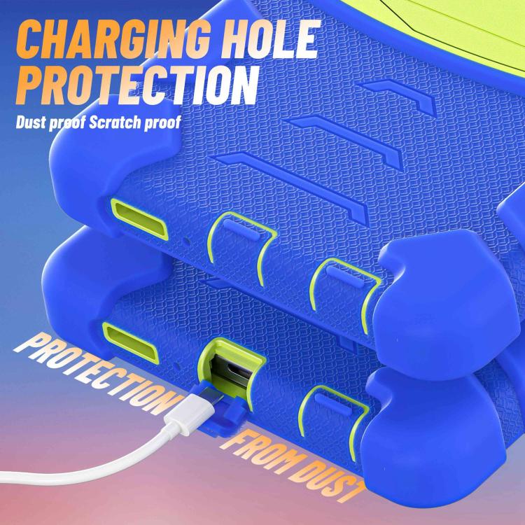 For Samsung Galaxy Tab A11 PC Hybrid Silicone Tablet Case with Holder
