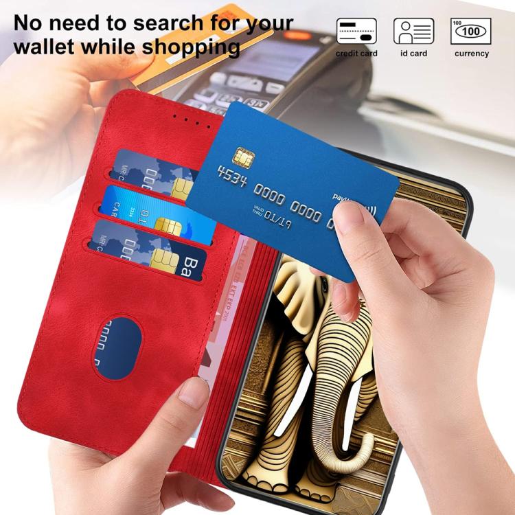 For Sharp Aquos wish5 Elephant Head Embossed Phone Leather Case with Lanyard