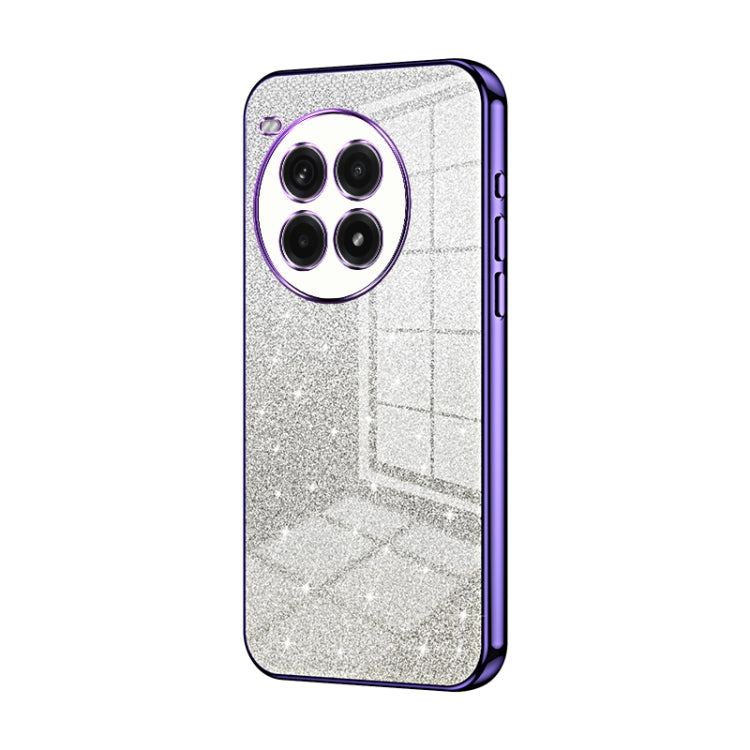 For OnePlus Ace 3 Pro Gradient Glitter Powder Electroplated Phone Case