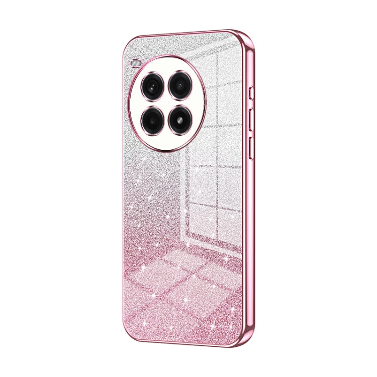 For OnePlus Ace 3 Pro Gradient Glitter Powder Electroplated Phone Case