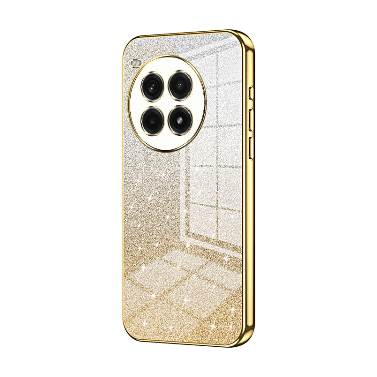 For OnePlus Ace 3 Pro Gradient Glitter Powder Electroplated Phone Case