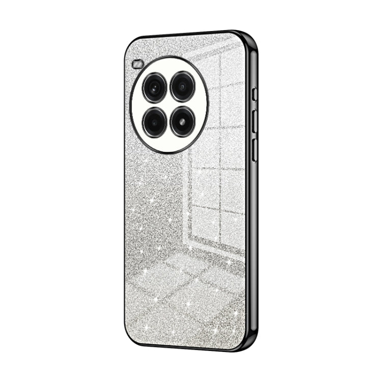 For OnePlus Ace 3 Pro Gradient Glitter Powder Electroplated Phone Case